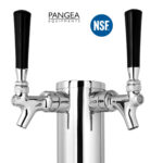 100% S.S contact 3” Stainless Steel Draft Beer Tower Double Faucet A428 - Image 2