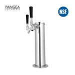 100% S.S contact 3” Stainless Steel Draft Beer Tower Double Faucet A428 - Image 3