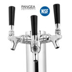 3” Stainless Steel Draft Beer Tower Triple Faucet A403 - Image 2