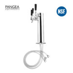 3” Stainless Steel Draft Beer Tower Triple Faucet A403 - Image 4