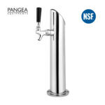 3” Round Taper Cut Tower Single Faucet Draft Beer Tower A419