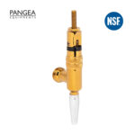 Stout Faucet Lacquered Polished Forged Brass A042